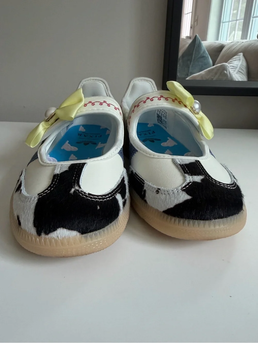 Adidas x Disney Pixar Toy Story Jessie Samba Jane Shoes Girls Size 4 Cow Print